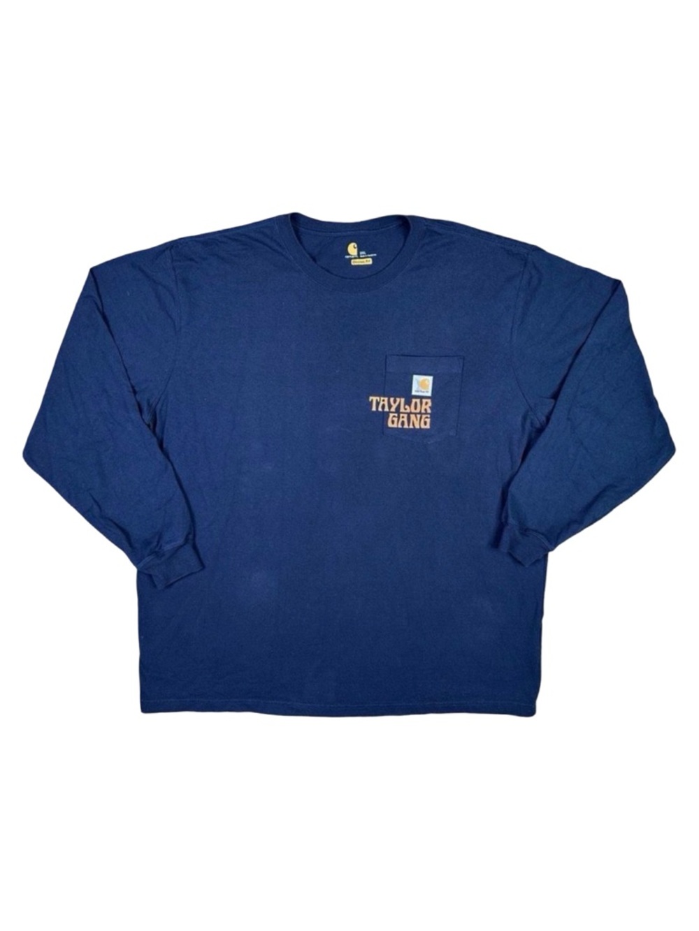 Carhartt x Taylor Gang L/S Navy Blue Tee - Size 2XL